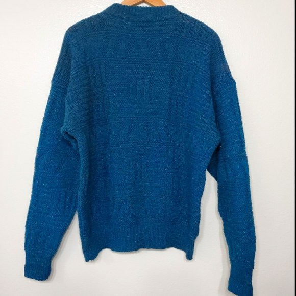 Vtg Pendleton 60s Pure Virgin Wool Knit Sweater - Picture 4 of 4